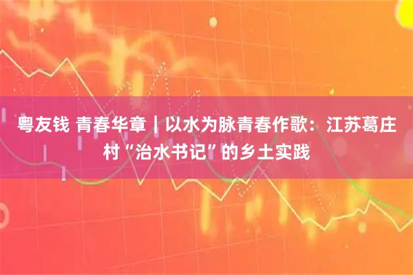 粤友钱 青春华章｜以水为脉青春作歌：江苏葛庄村“治水书记”的乡土实践