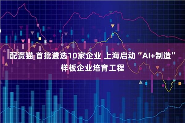 配资猫 首批遴选10家企业 上海启动“AI+制造”样板企业培育工程